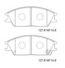 ASIMCO KD9749 Brake Pad Set, disc brake